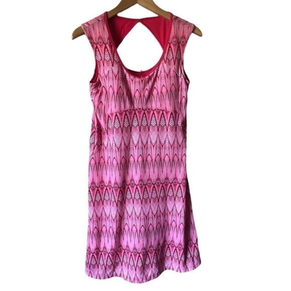 PrAna Cora Dress In Azalea Feather Size Small - Picture 3 of 6